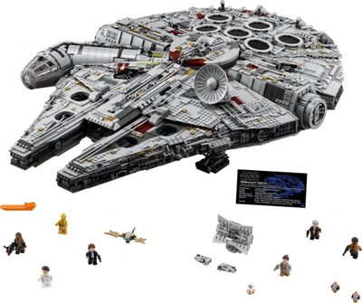 Коцки за градење Lego Star Wars: Millennium Falcon, 7541 елементи