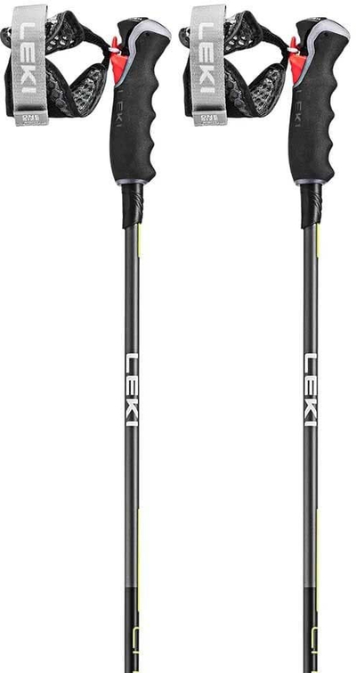 Shkop skijimi Leki Carbon 12 3D, 135 cm, karboni, i zi antracit neoni