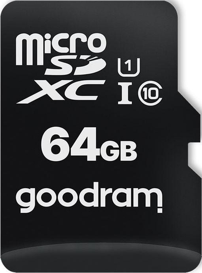 Kartë memorie GoodRam MicroSDXC UHS-I / U1 (M1AA-0640R11), 64 GB, Klasa 10