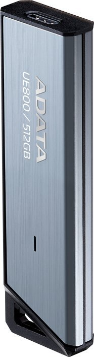USB ADATA UE800, 512GB, USB 3.2 Gen2, USB Type C, e zezë