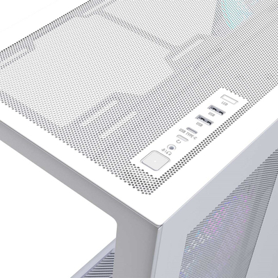 Kutia PC MODECOM Volcano SPACE XL, Full Tower, ARGB, e bardhë