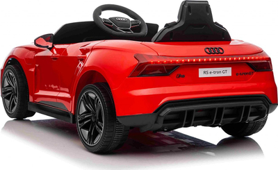 Makina elektrike për fëmijë Audi E Tron GT, telekomandë, ulëse lëkurë, e zezë
