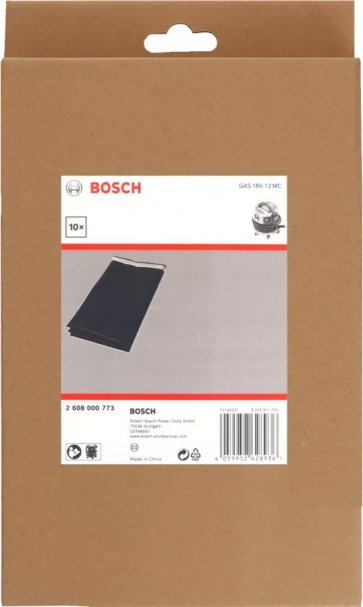 Qese pluhri Bosch Disposal Bag PE, për fshesa pluhuri, transparente