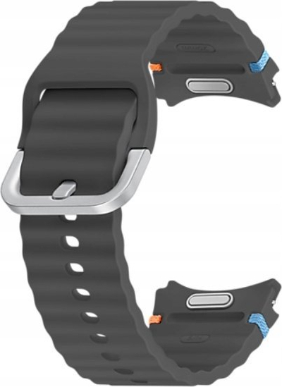 Rrip sportiv Samsung ET SNL31 për Galaxy Watch7, silikoni, gri e errët