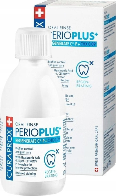 Ujë pastrues për gojë Curaprox PerioPlus +, 200 ml