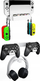 Mbajtëse muri JYS NS252 për Nintendo Switch, metal, e bardhë gri