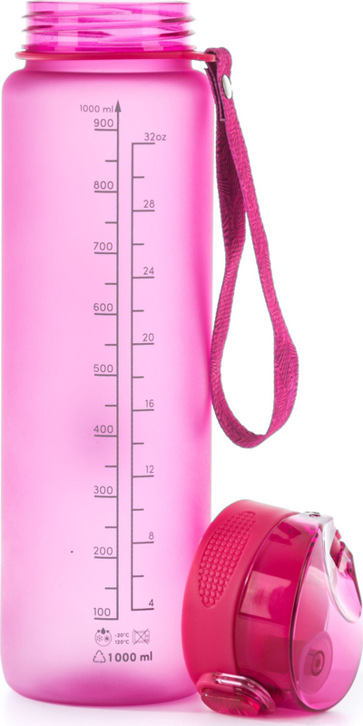Shishe uji G21 Drinking Bottle, 1000 ml, tritan pa BPA, rozë Frozen