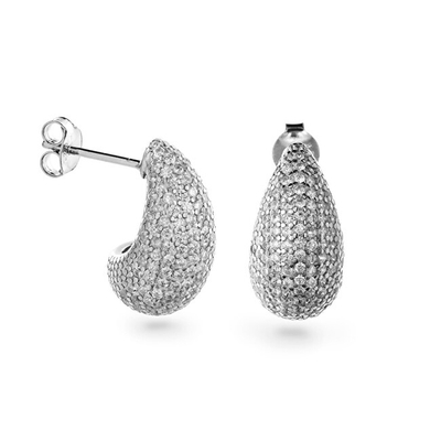 Vathë për femra AGAIN Jewelry Tear Drop AJNS0059, të argjendtë