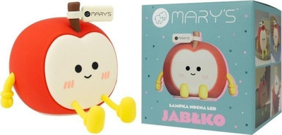 Llambë nate Marys Apple, formë molle, dritë e ngrohtë, e kuqe