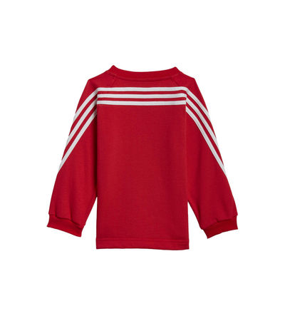 Trenerka set për fëmijë Adidas, e bardhë/e kuqe