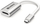 Adapter video Sandberg USB-C në DisplayPort, 4K 60Hz, argjendtë