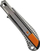 Thikë profesionale metalike Fiskars FS1004617, teh i tërheqshëm 18 mm, portokalli argjendi
