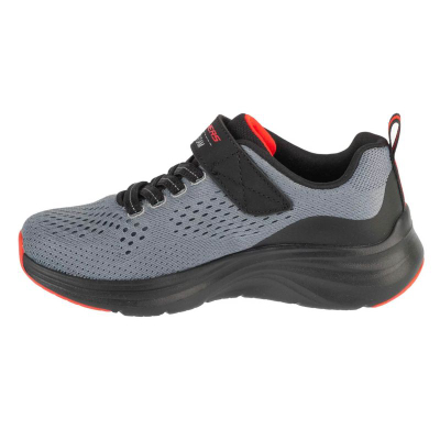 Atlete për kalamaj Skechers Vapor Foam Jr 404000L CCRD, rrjetë frymuese, shollë Vapor Foam, gri me të kuqe