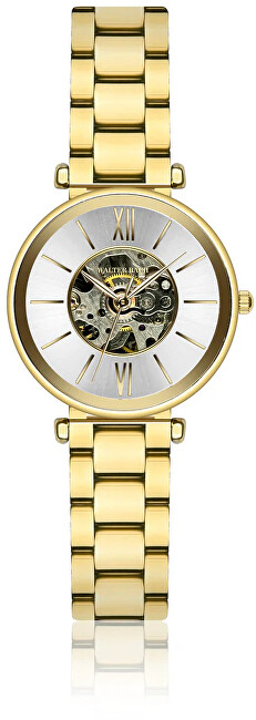Orë për femra Walter Bach Aurora Glisten Automatic WCZ-4214GQ, e artë