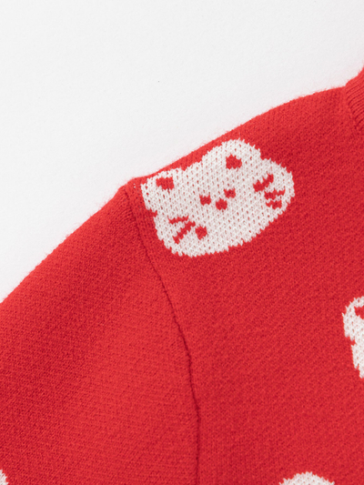 Fustani Sweet Kitty Cherry Red
