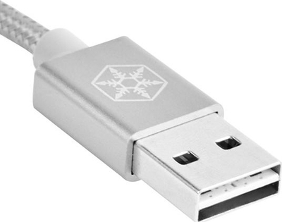Kabllo USB SilverStone CPU01, 1 m, ngjyrë argjendi