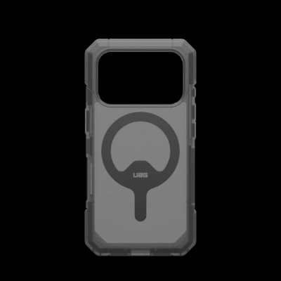 Mbrojtëse telefoni UAG Trooper MagSafe, për iPhone 17 Pro, që s’e ha kollaj goditja, gri e tejdukshme