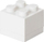 Kuti ruajtje LEGO Mini Storage Brick, 4 studs, 4.6x4.3cm, e bardhë