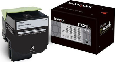 Тонер Lexmark 70C0X10, екстра принос, црн