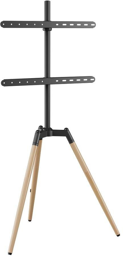 Stendë dyshemeje për TV Gembird, tripod 32-65", rrotullim 70°, e zezë