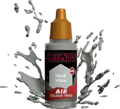 Bojë akrilike për airbrush Army Painter Warpaints Shark White, 18ml, e bardhë