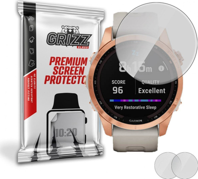 Film mbrojtës mat GrizzGlass Garmin Fenix 7S, 2 copë, transparent