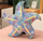Lodër pelushi Mascot Yll Deti, jastëk 20 cm, blu
