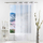 Perde Evideco Salina për zbukurim, 55 x 95 cm, material i tejdukshëm, me vija