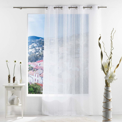 Perde Evideco Salina për zbukurim, 55 x 95 cm, material i tejdukshëm, me vija