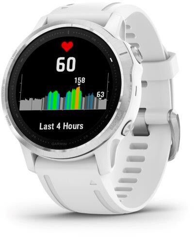 Orë e mençur Garmin Fenix 6S 010-02159-00, e argjendtë/bardhë