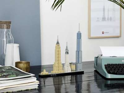 Set LEGO Architecture New York 21028, model dekorativ, shumëngjyrësh