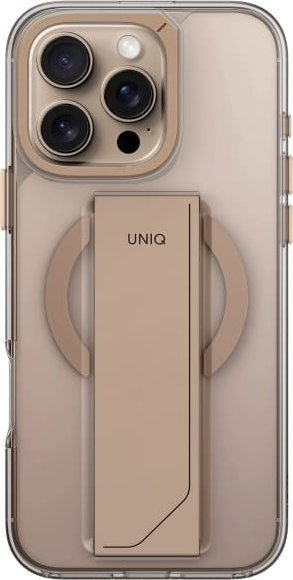 Këllëf telefoni Uniq Heldro Max për iPhone 16 Pro Max 6.9", MagClick, ari taupe