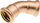 Lak bakri KAN-therm Copper Bend Double Socket 45 Press, 15mm, për gaz, bakër