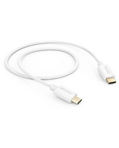 Kabllo Hama Fast Charge, USB-C/USB-C, 1 m, e bardhë