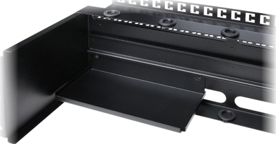 Strehë sigurimesh Pulsar A19-TS-35/OB-3U/160, për kabinete RACK 19", 3U, e zezë