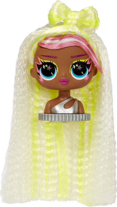 Kukull mode MGA L.O.L. Surprise Tweens Surprise Swap Curls 2 Crimps Cora, me aksesorë, 2 lloj flokësh, shumëngjyrëshe