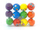 Top shkumë Adar Foam Ball, set 12 copë, 6.5 cm, shumëngjyrësh
