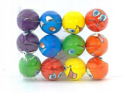 Top shkumë Adar Foam Ball, set 12 copë, 6.5 cm, shumëngjyrësh