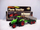 Lodër traktor ferme Globe Tractor Set, me rimorkio, plastik, jeshil