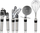 Set veglash kuzhine Kitchen Set, 9 copë, çelik inox, ngjyrë argjendt