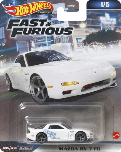 Makina lodër Hot Wheels Fast and Furious Premium 2023, diecast 1:64, modele nga më të ndryshmet, shumëngjyrëshe