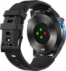 Ora inteligjente Zeblaze Stratos 2 Ultra, GPS me dy banda, altimetër barometrik, e zezë