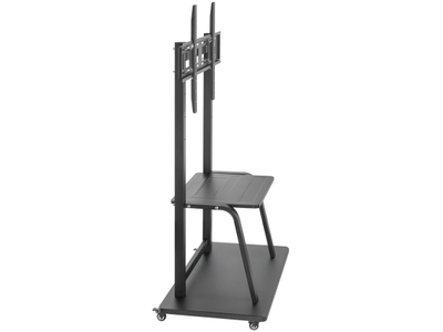 Qëndrim me rrota për TV Art, 37-100", mban deri 150 kg, i zi