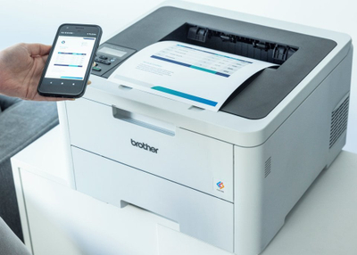 Printer ngjyrë Brother HL-L3215CW, LED, Wi-Fi, i bardhë