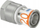 Fiting tubash Uponor S-Press Plus, fileto e brendshme 20 Rp 3/4, bronz
