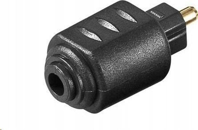 Adapter audio PremiumCord, Jack 3.5 mm femër në Toslink mashkull, optik