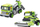 Set blloqesh ndërtimi LeanToys Large Block Set, 369 pjesë, mikser betoni dhe roller
