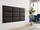 Panel muri me tapiceri Pag 60x30 (60 x 4 x 30), Zezë