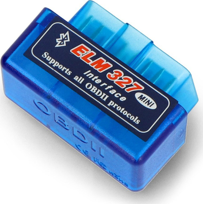 Interfejs diagnostikues OBD2 ELM327 Mini, Bluetooth, blu