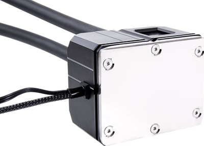 Ftohës uji për CPU Alphacool Eisbaer Pro Aurora 360, radiator 360 mm, ARGB, i zi